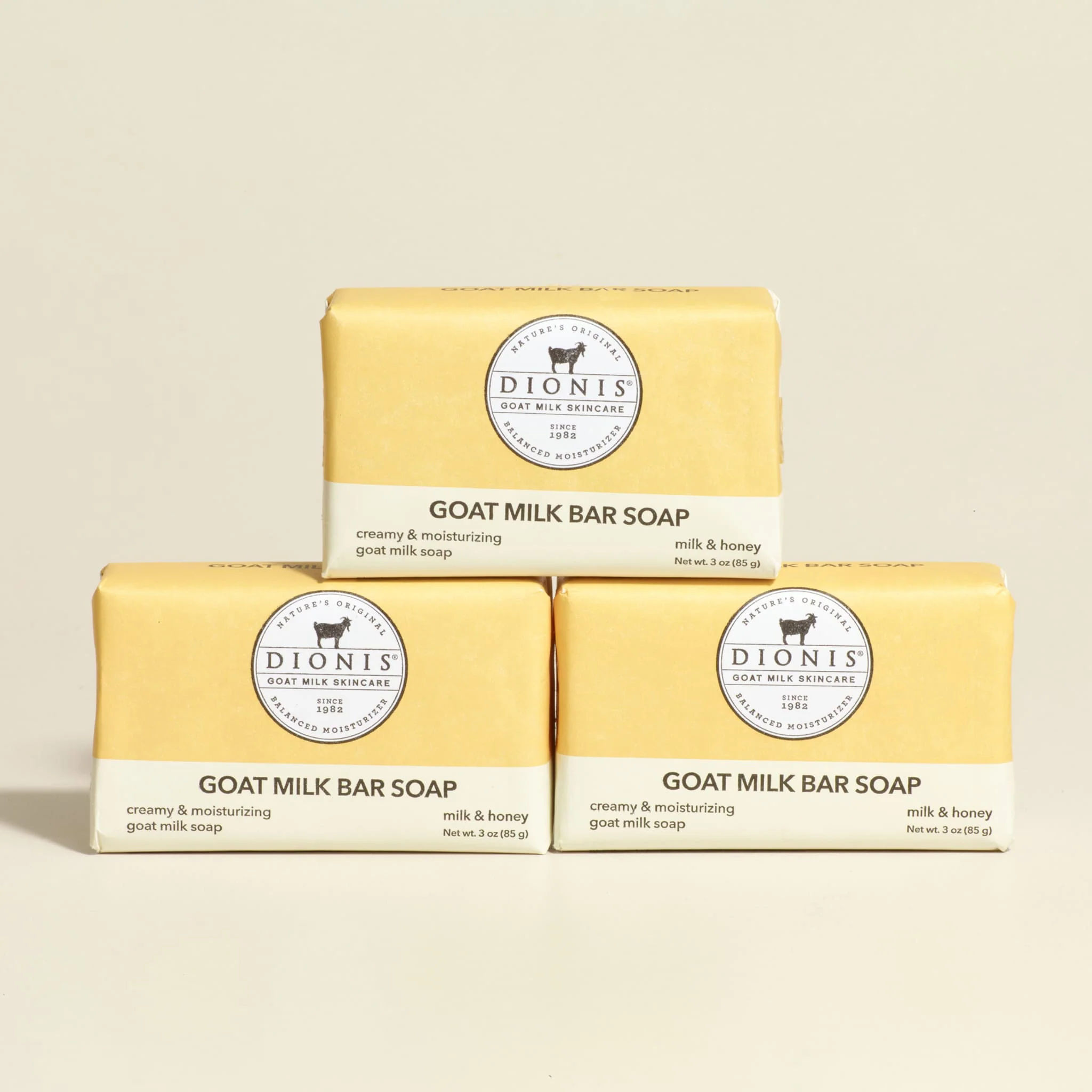 3 oz Milk & Honey Goat Milk Bar Soap, Set of 3 - Image 4