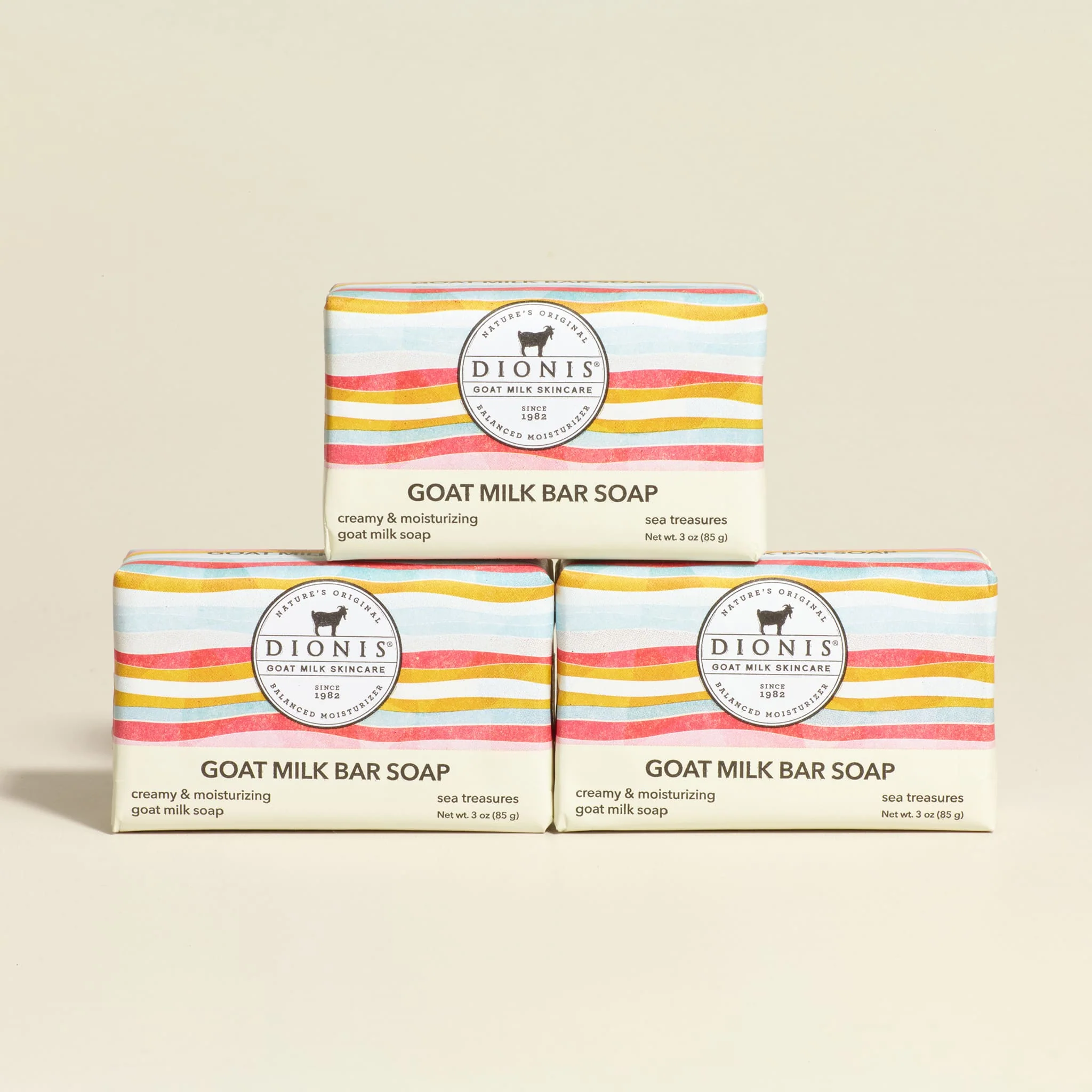 3 oz Sea Treasures Goat Milk Bar Soap, Set of 3 - Image 4