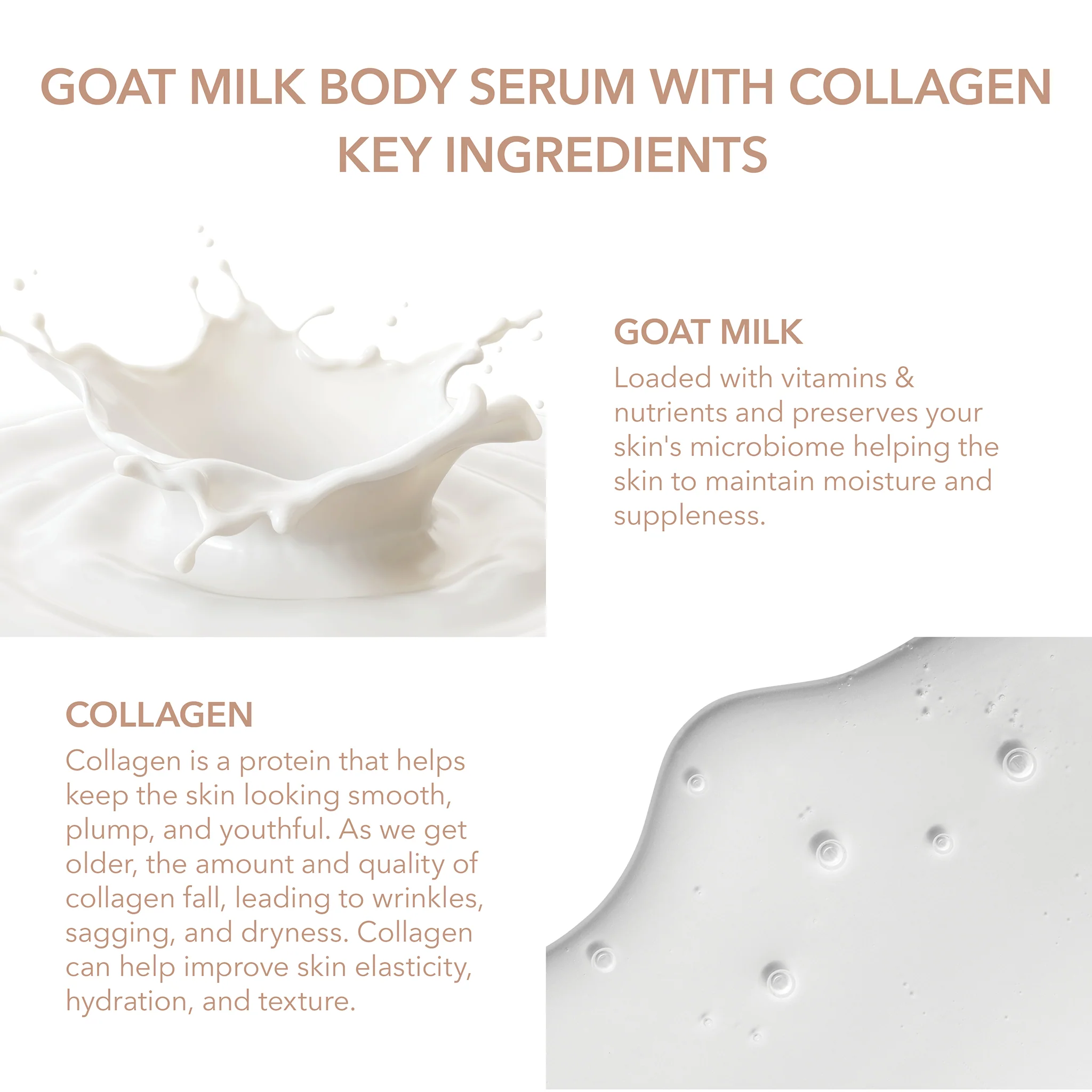 Goat Milk Body Serum with Collagen - Image 3