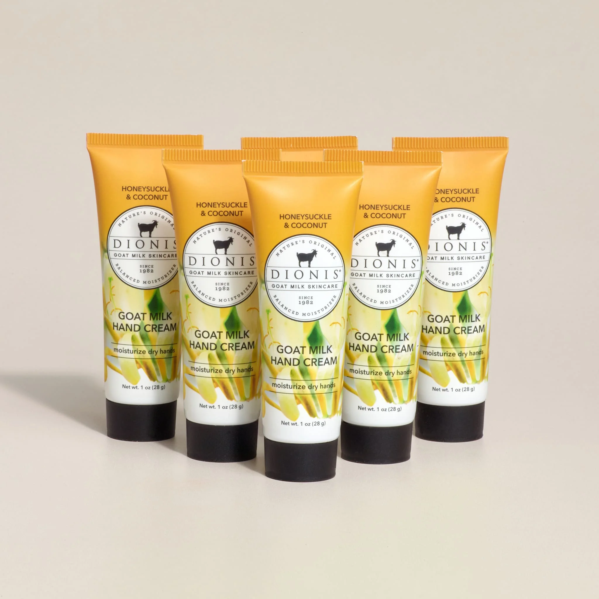 Honeysuckle & Coconut Goat Milk Hand Cream, Set of 6