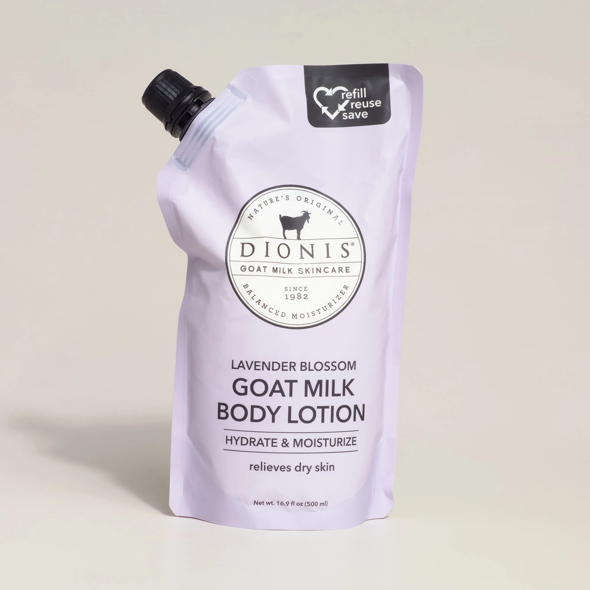 Lavender Blossom Goat Milk Body Lotion Refill Pouch - Image 3