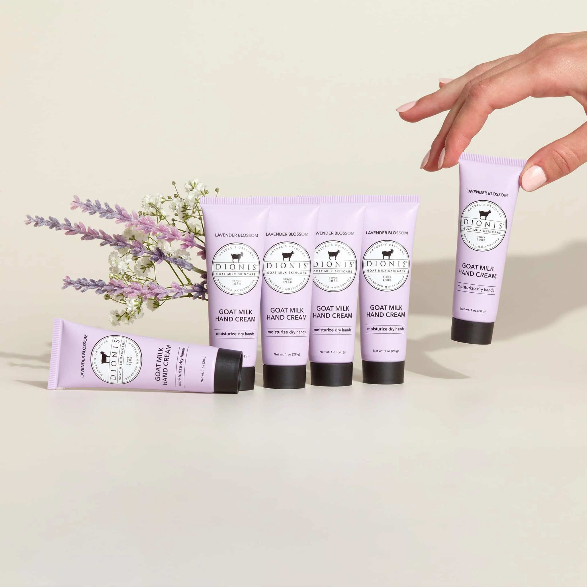 Lavender Blossom Goat Milk Hand Cream, Set of 6 - Image 4