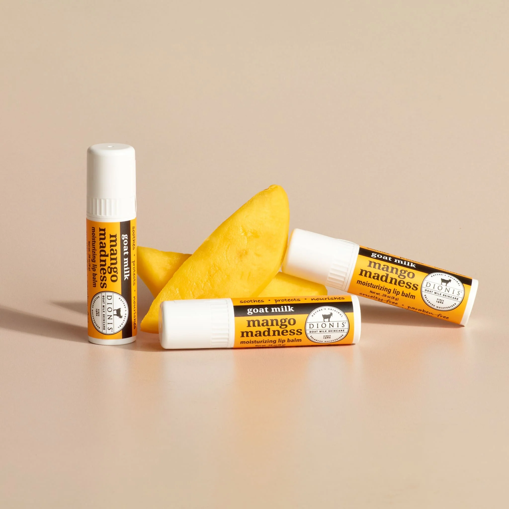 Mango Madness Goat Milk Lip Balm, Set of 3 - Image 2