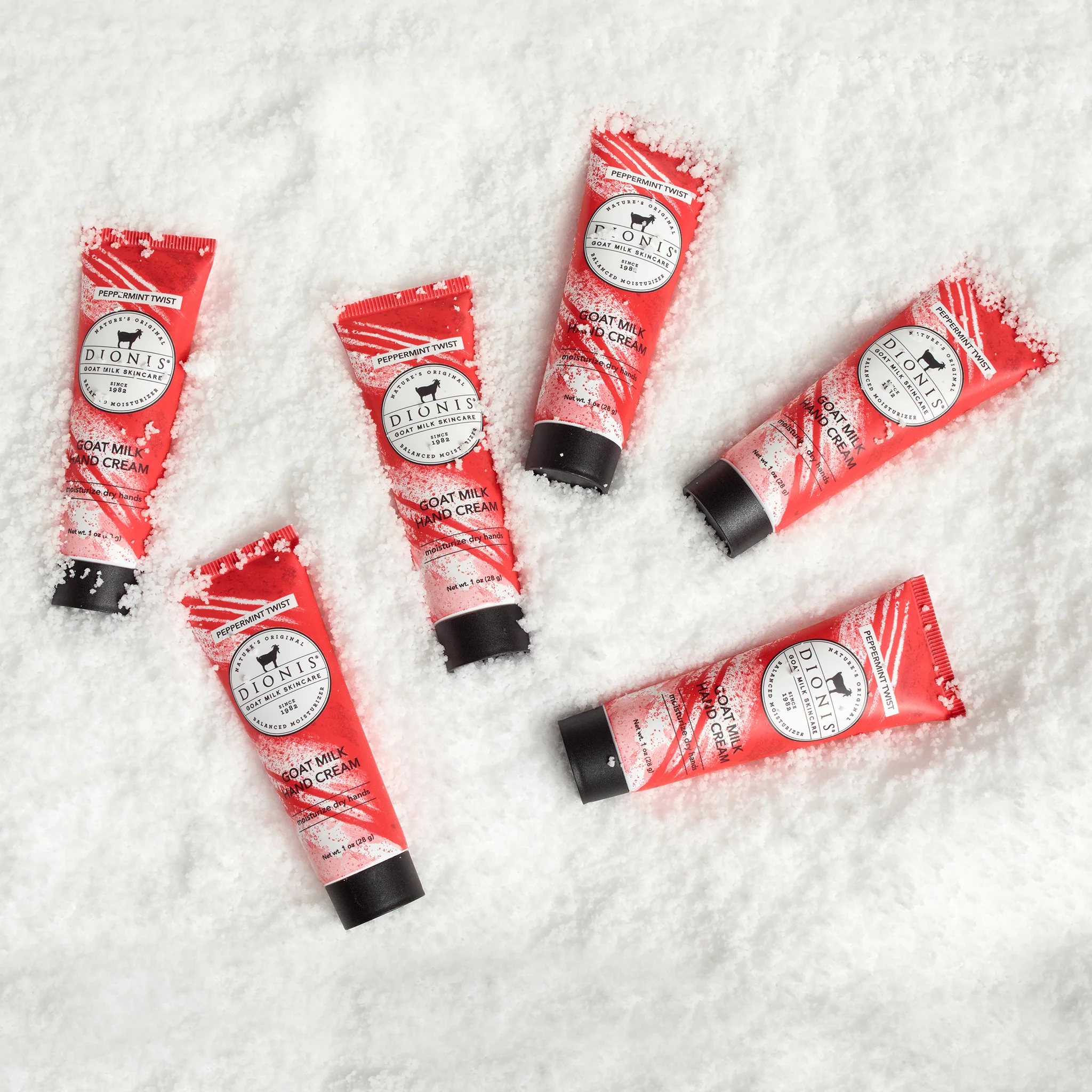 Peppermint Twist Goat Milk Hand Cream, Set of 6 - Image 3