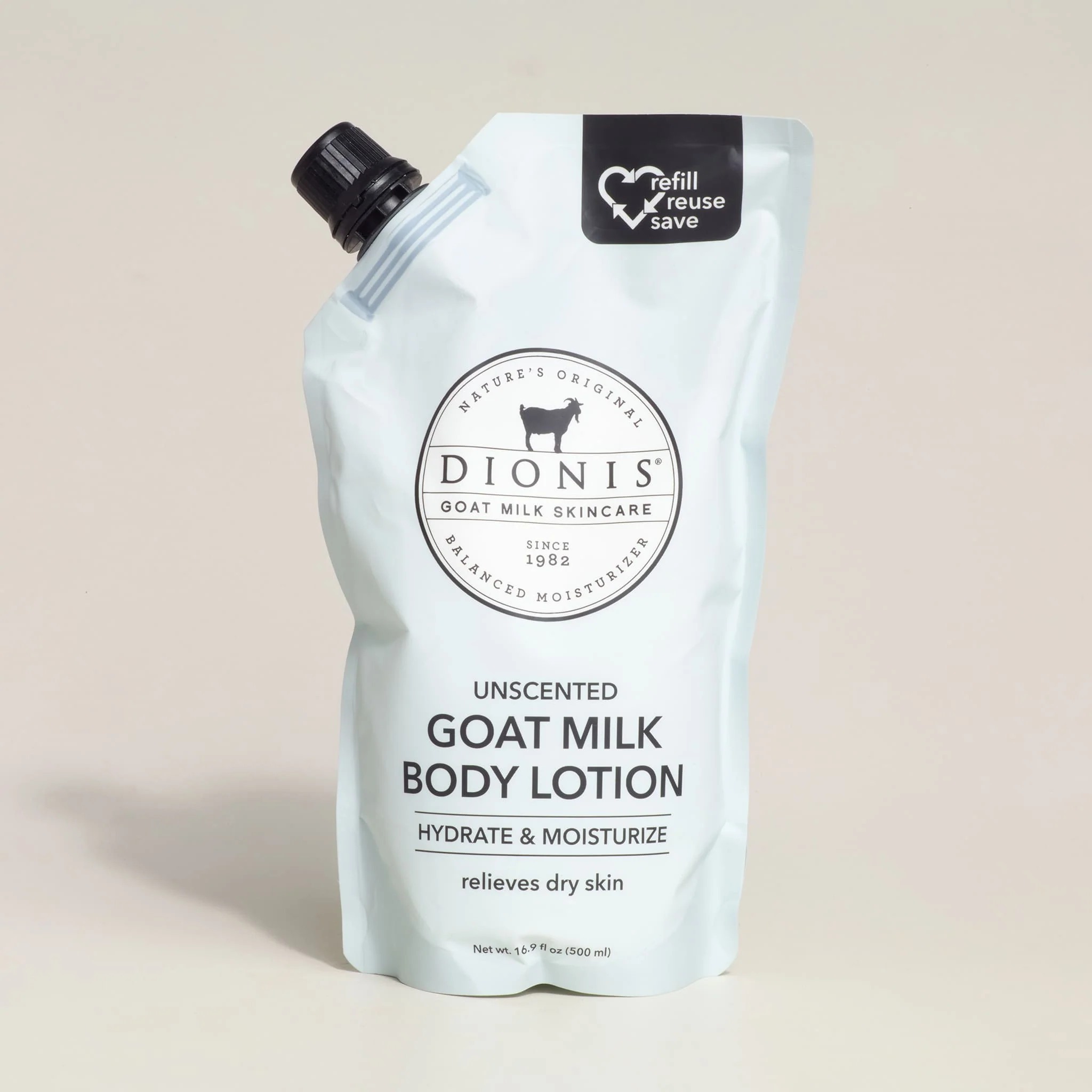 Unscented Goat Milk Body Lotion Refill Pouch - Image 3