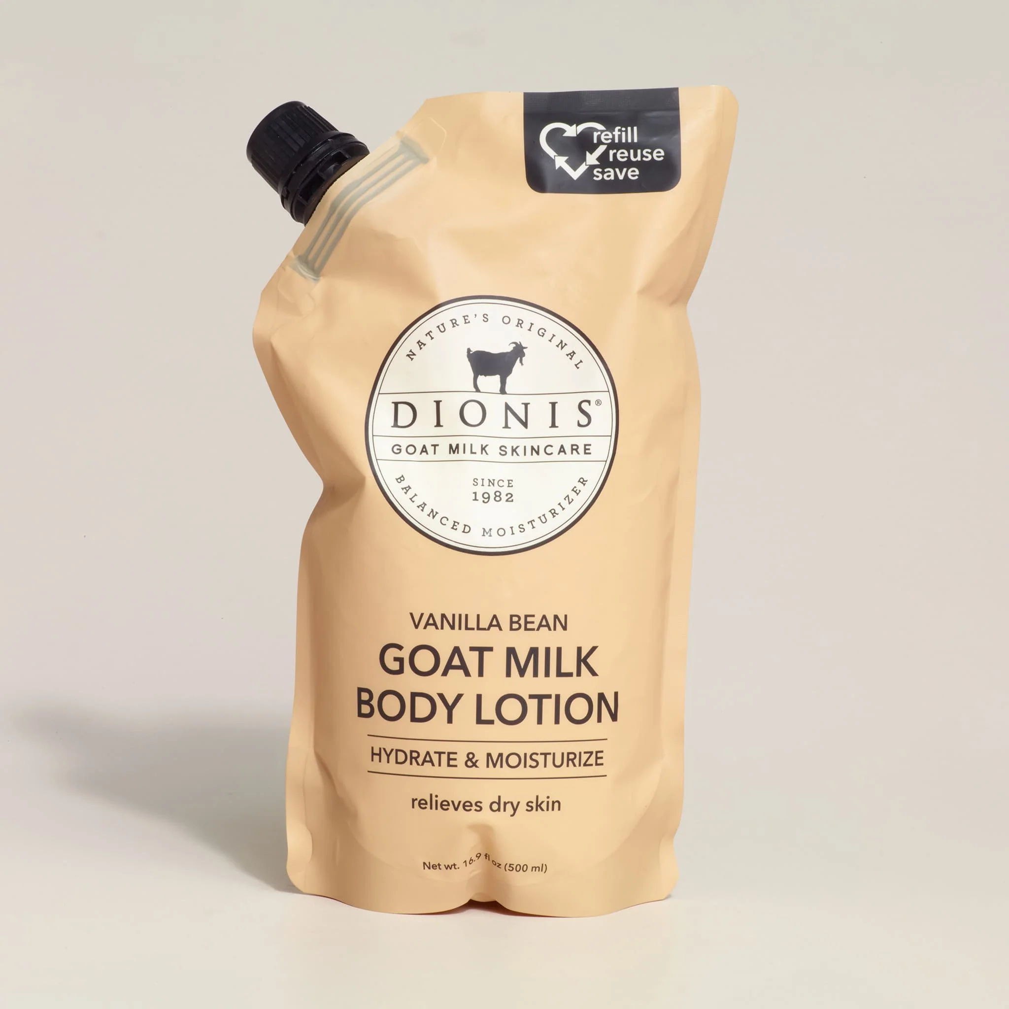 Vanilla Bean Goat Milk Body Lotion Refill Pouch - Image 3
