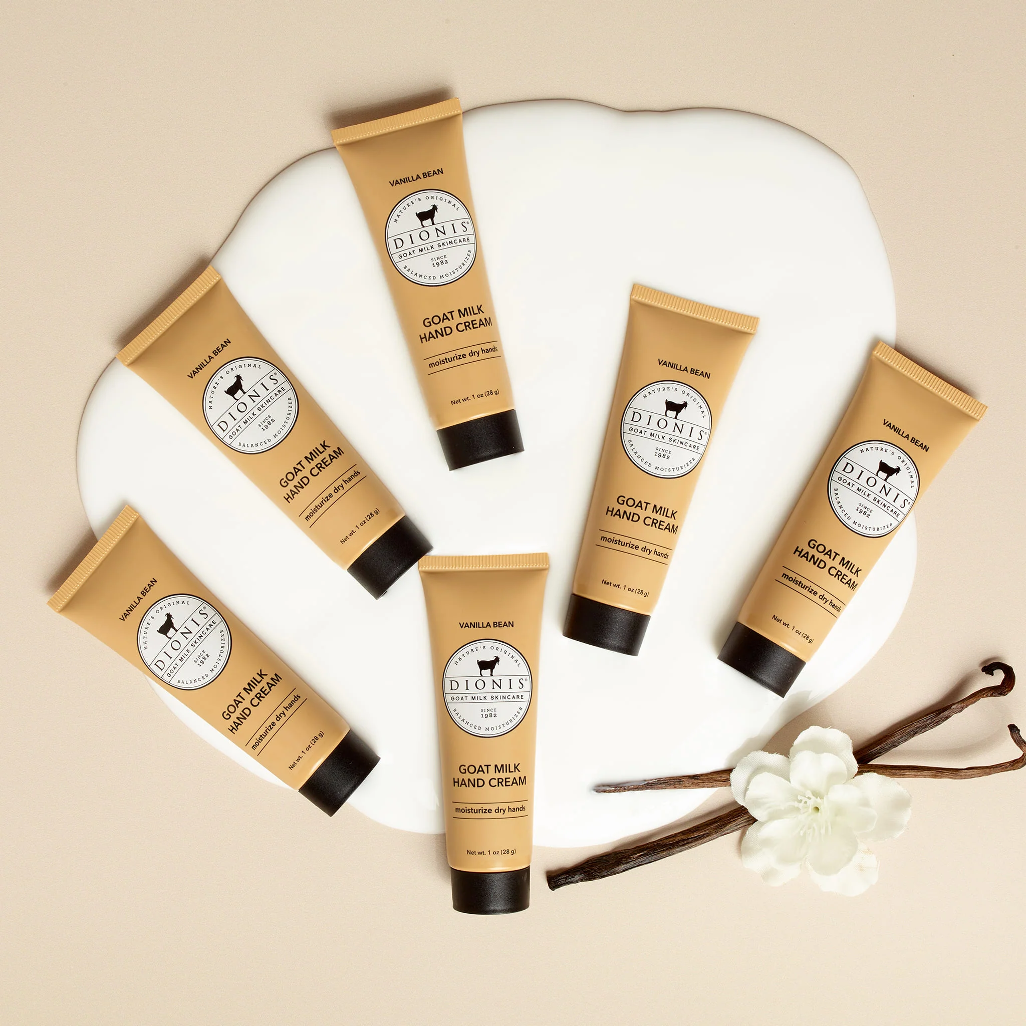 Vanilla Bean Goat Milk Hand Cream, Set of 6 - Image 4