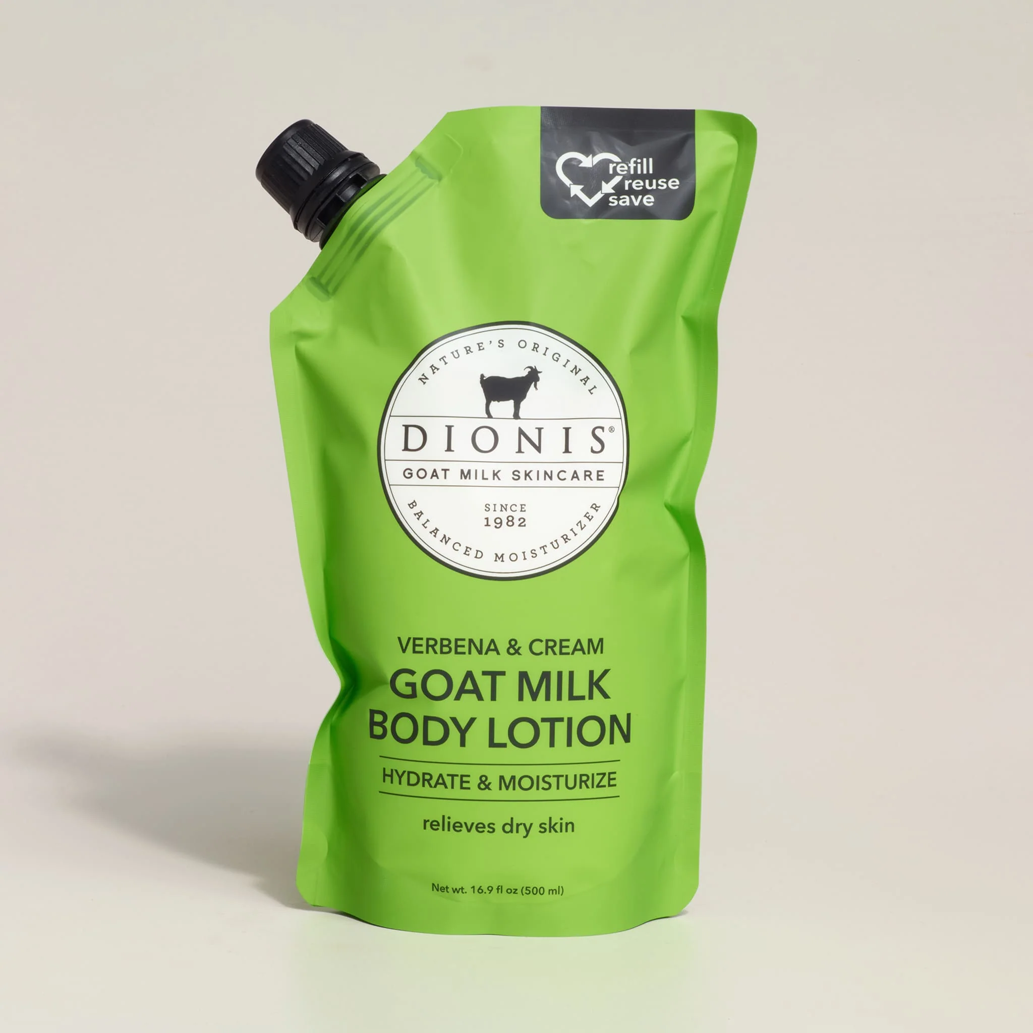 Lemon Verbena & Cream Goat Milk Body Lotion Refill Pouch - Image 3