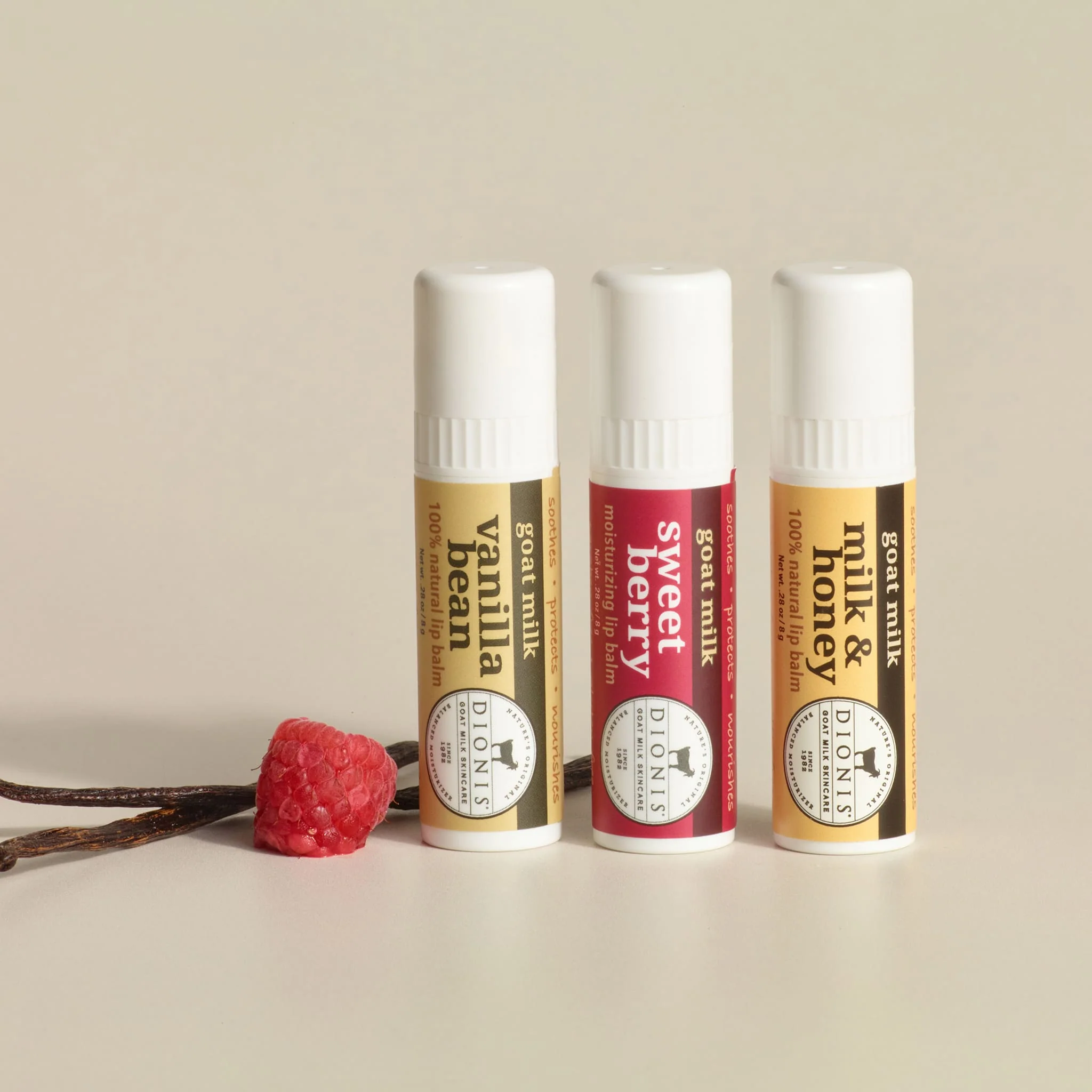 Warm & Sweet Goat Milk Lip Balm, Set of 3 - Image 2