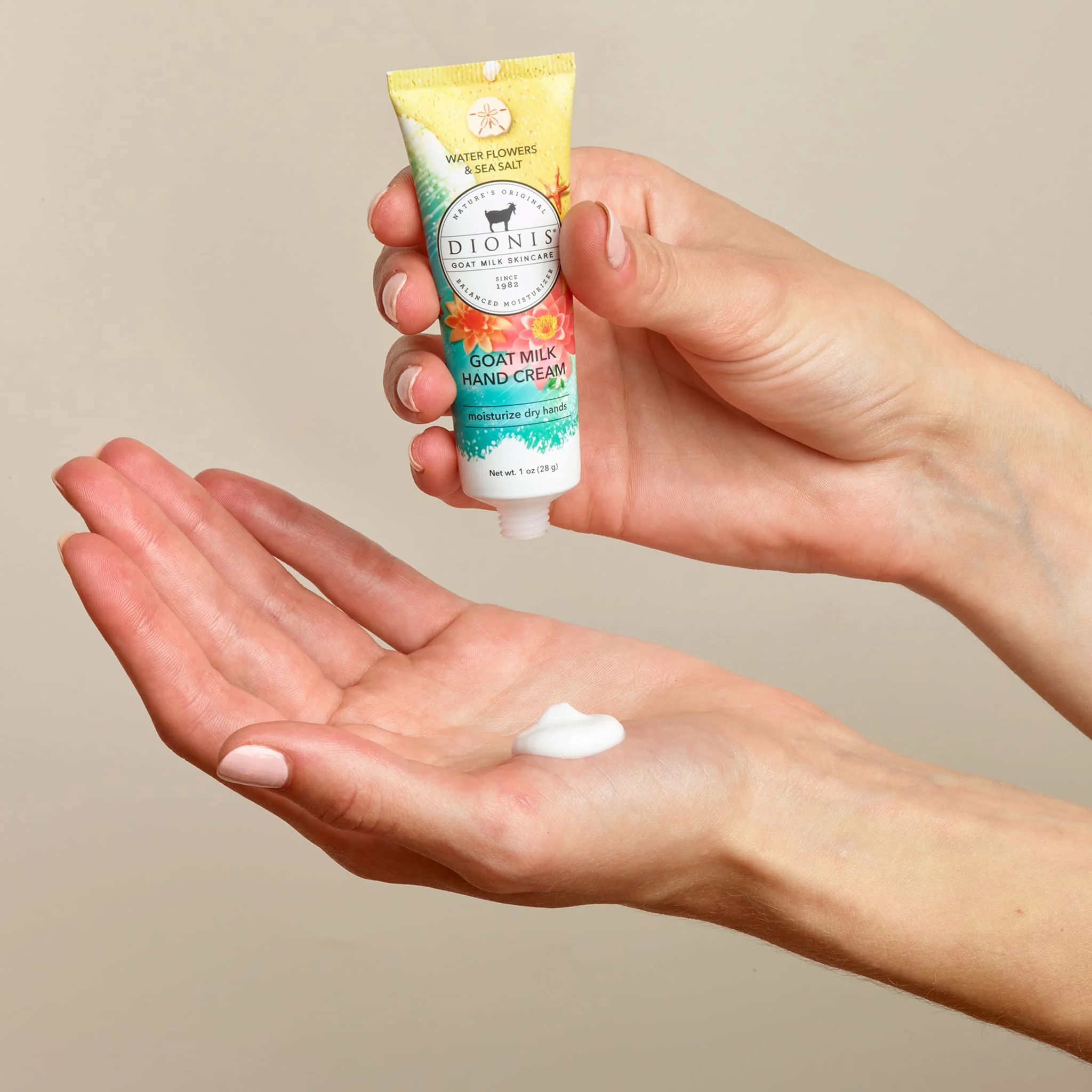 Water Flowers & Sea Salt Goat Milk Hand Cream, Set of 6 - Image 3